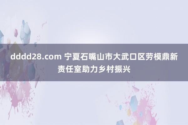 dddd28.com 宁夏石嘴山市大武口区劳模鼎新责任室助力乡村振兴