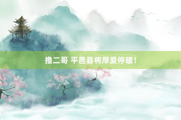 撸二哥 平邑县将厚爱停暖！
