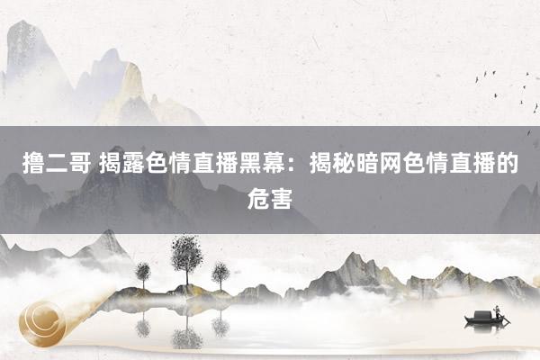 撸二哥 揭露色情直播黑幕：揭秘暗网色情直播的危害