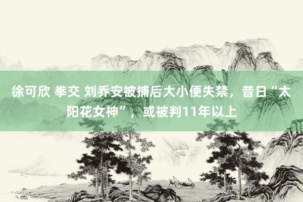 徐可欣 拳交 刘乔安被捕后大小便失禁，昔日“太阳花女神”，或被判11年以上